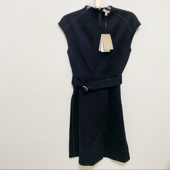 NEW WITH TAGS AUTHENTIC BURBERRY Dulsie D-ring Bonded Jersey Dress size 4 - Picture 4 of 16